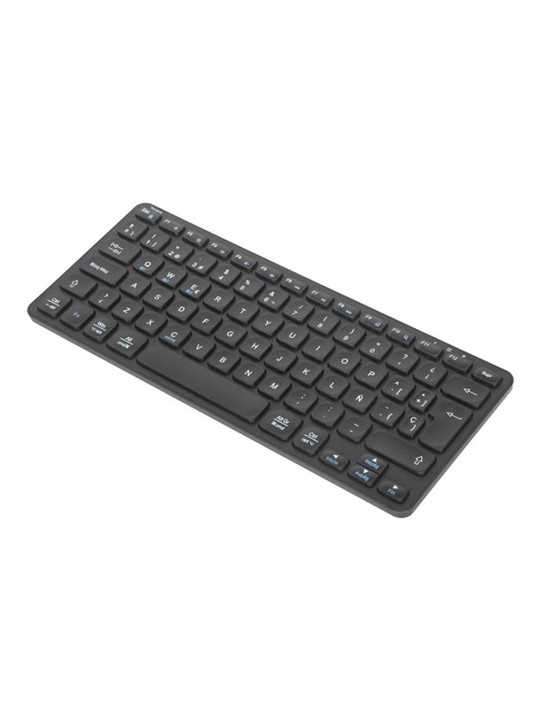 Targus - keyboard - multi-device compact - QWERTY - Spanish - black Input Device - Tastatur - Spansk - Svart