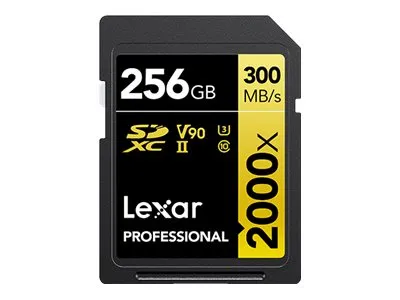 Lexar Professional Gold 2000x SD - 300MB/s - 256GB