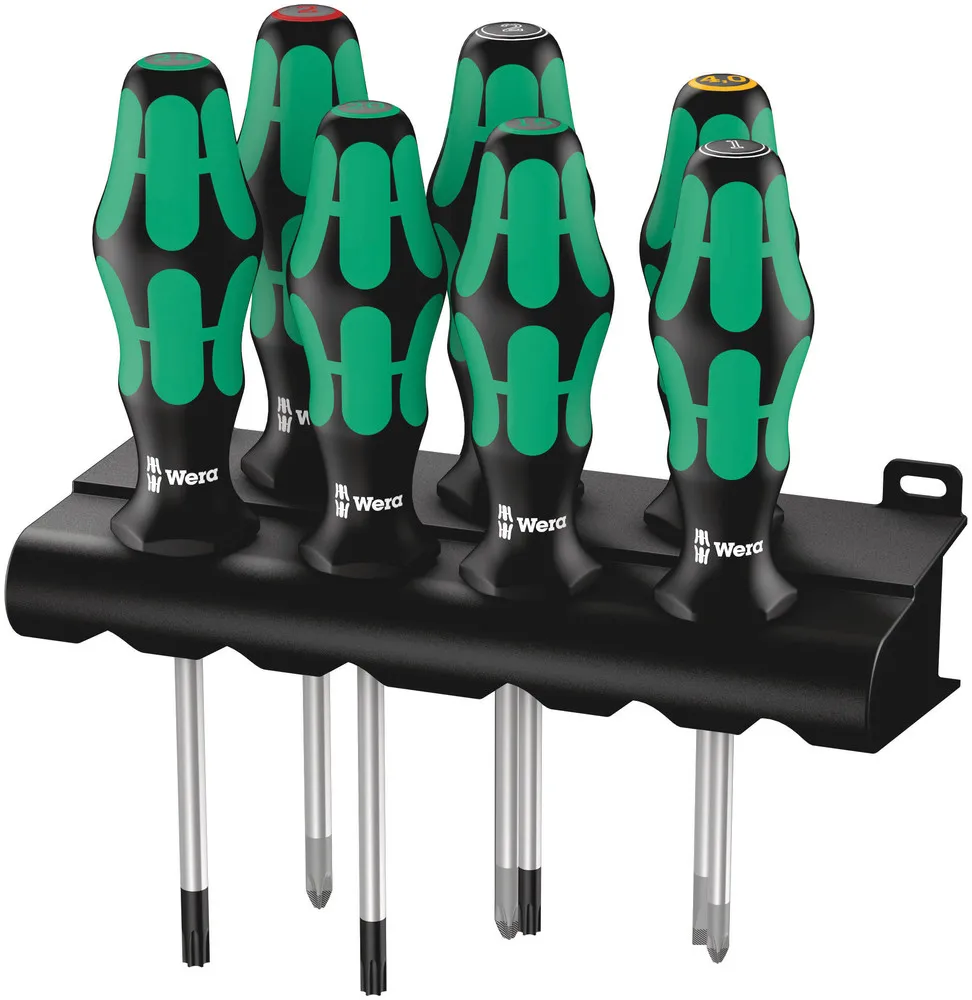 Wera 335/350/367/7 rack screwdriver set kraftform plus lasertip a