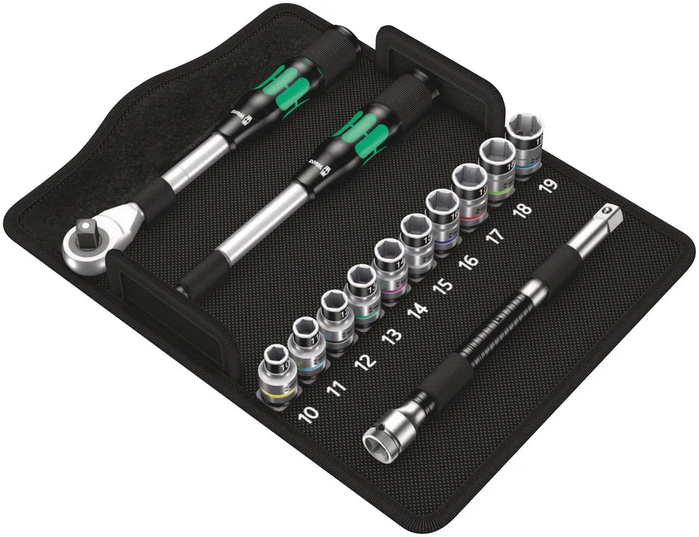 Wera Zyklop Hybrid Ratchet Set 1/2"drive