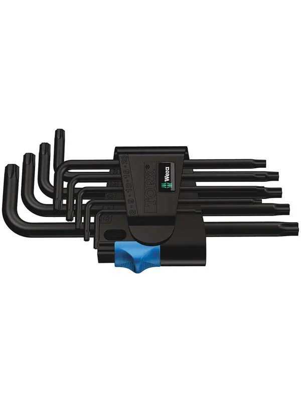 Wera 967/9 TX HF 1 L-key set with holding function BlackLaser 9 pieces