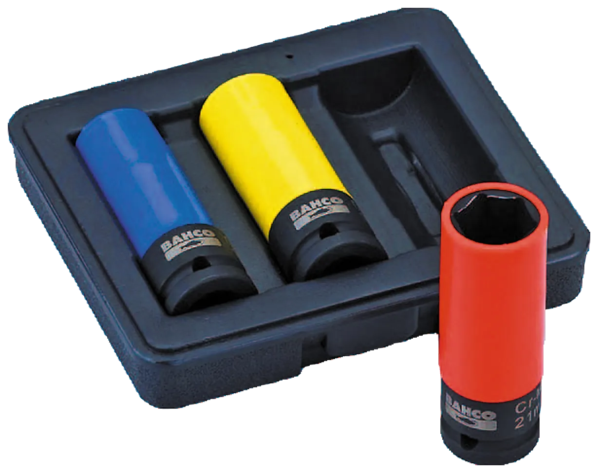 BAHCO set wheel impact sockets 1/2 17-19-21mm
