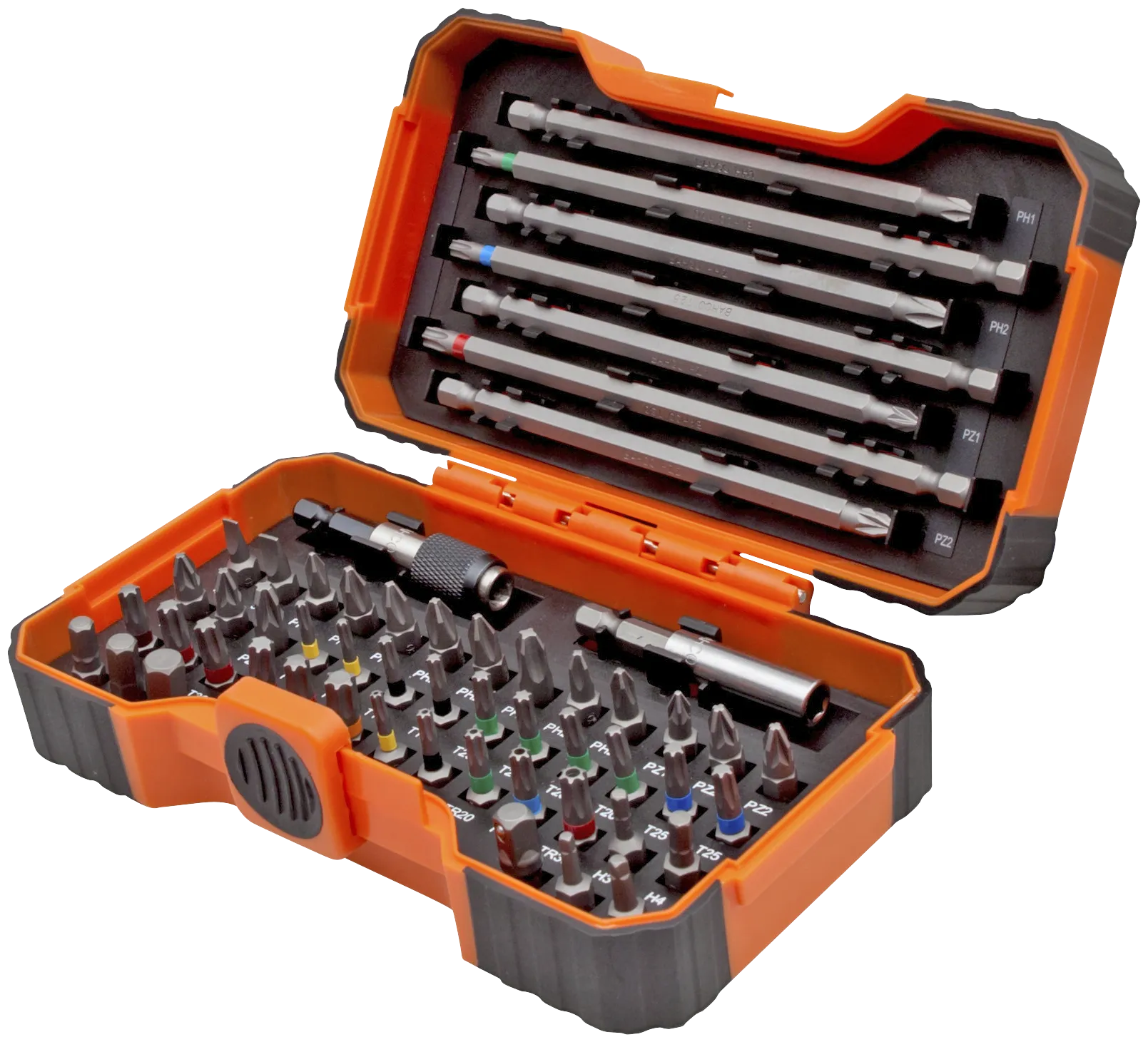 BAHCO Antgaliu rinkinys 1/4" 54vnt