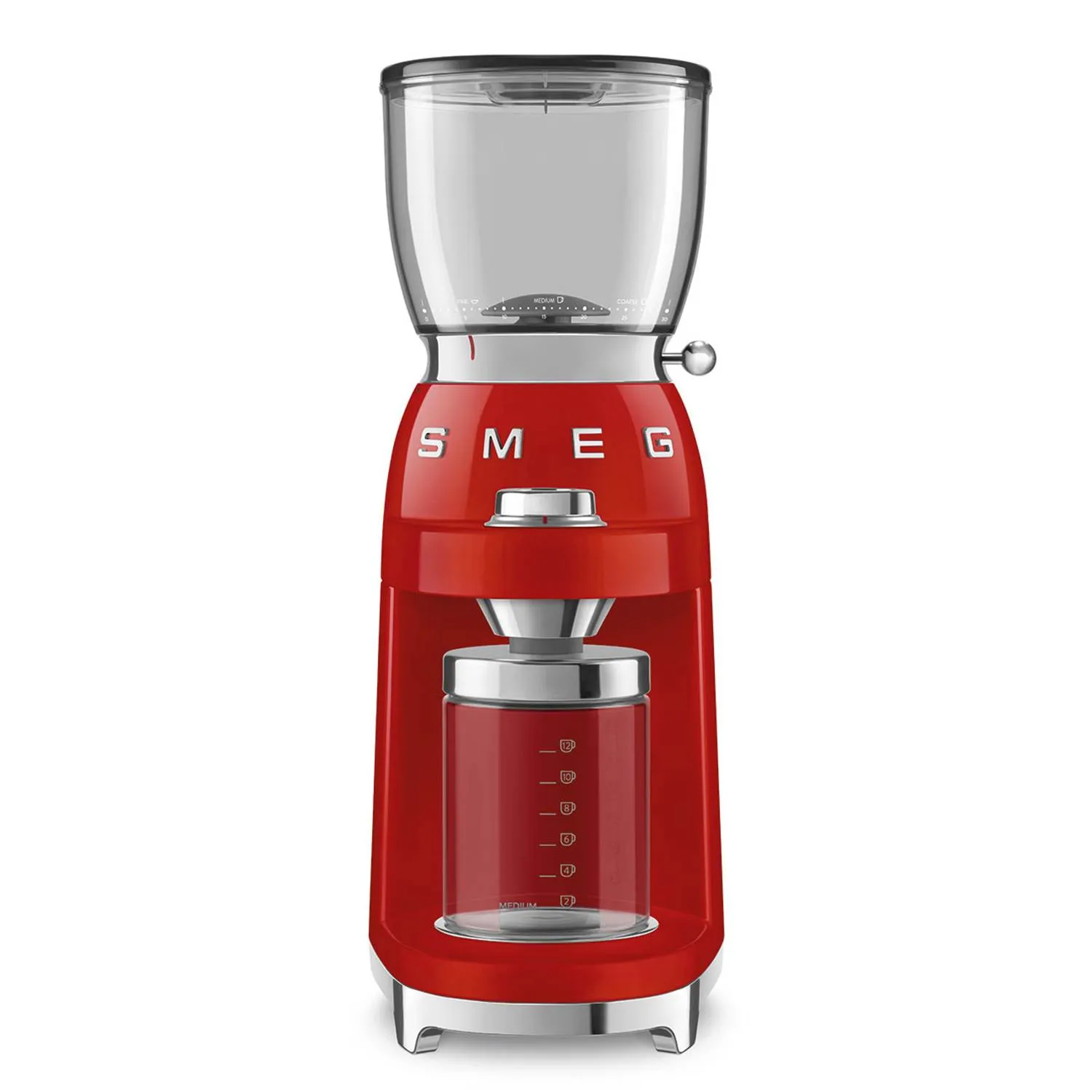 SMEG 50's Style CGF11RDEU - coffee grinder - red