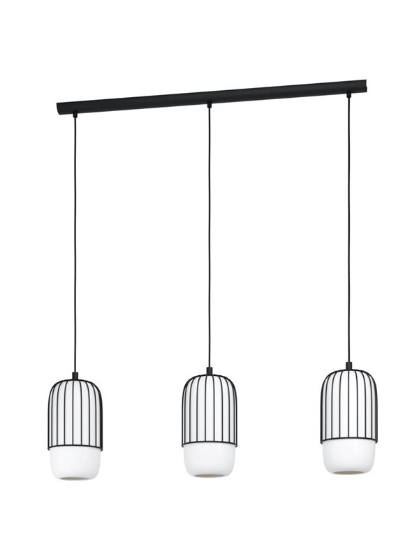 EGLO MULEGES long table pendant white/black