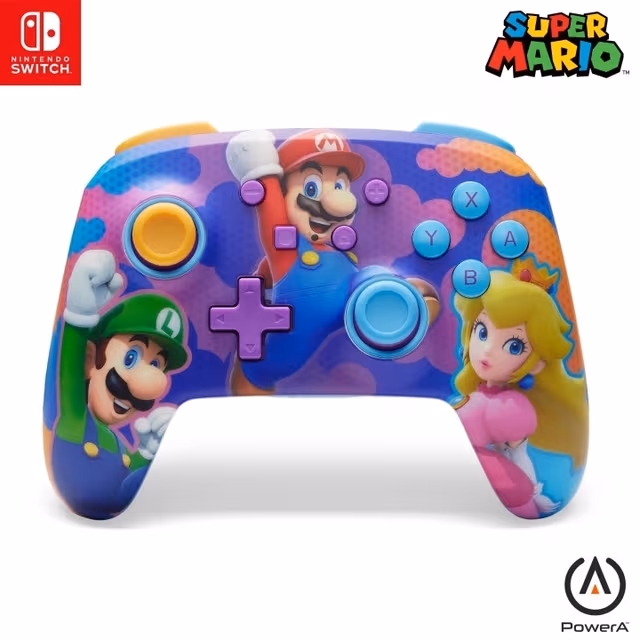 PowerA Enhanced Wireless Controller for Nintendo Switch - Color Splash Heroes - Controller