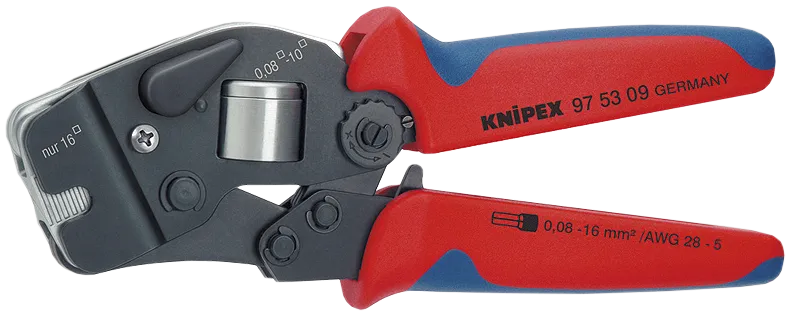 KNIPEX Selvjusterende presstenger for endehylser, For front mating