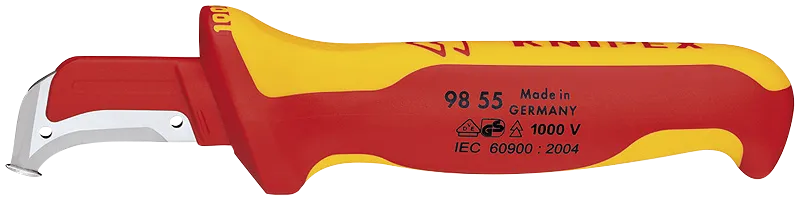 KNIPEX Strippekniv, med glidesko