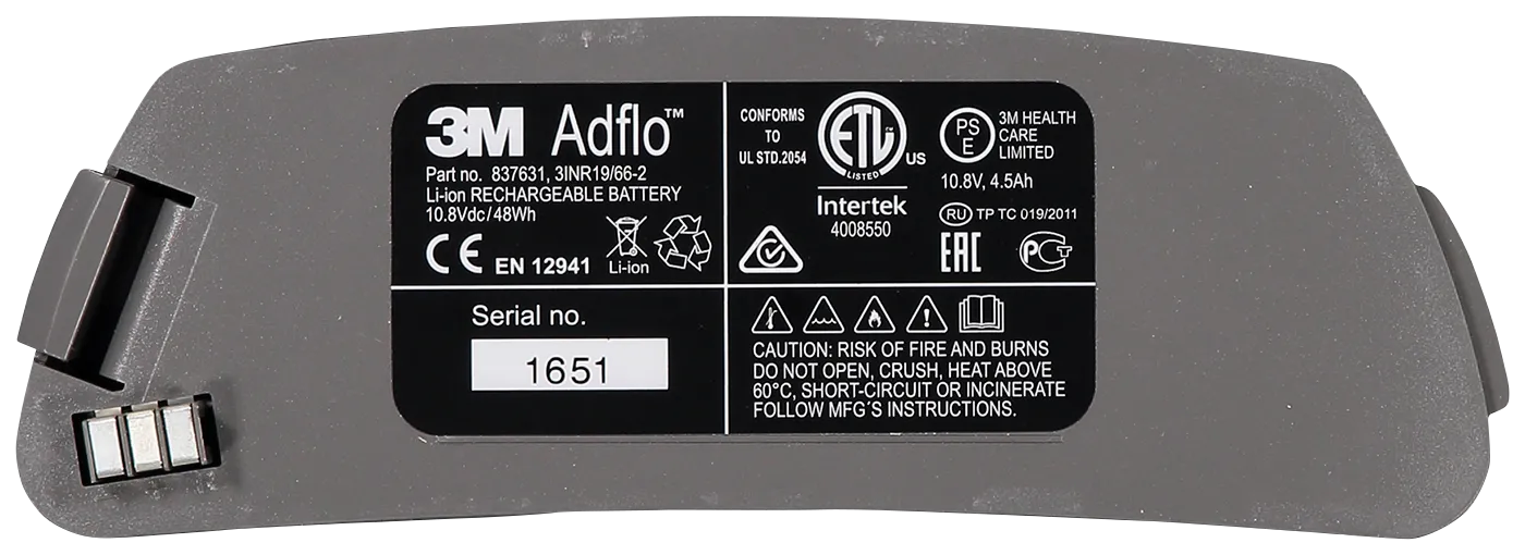 3M 837631 3m adflo li-ion battery heavy duty