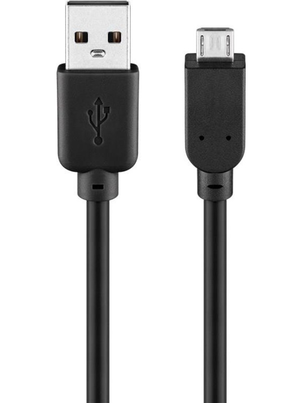 Pro USB-A <-> USB Micro-B - 0.6m - Svart