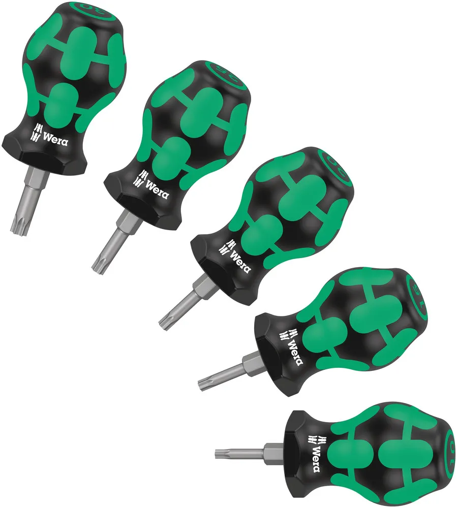 Wera Stubby Set TX 1 Screwdriver set TORX 5 pieces