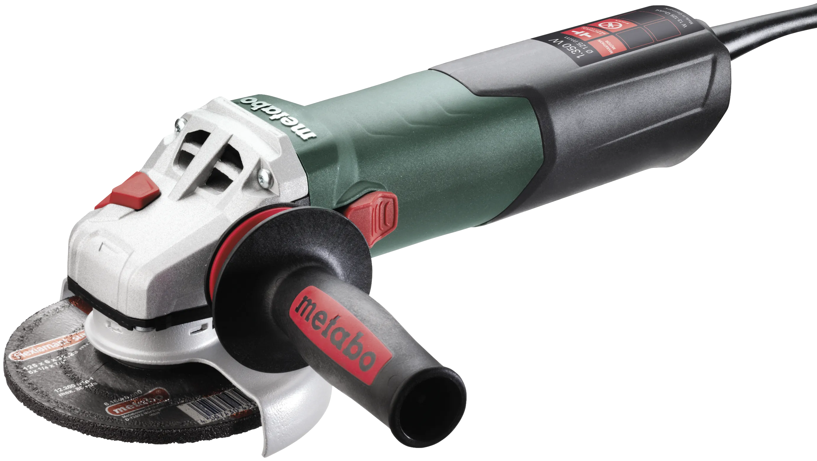 Metabo W 13-125 QUICK - angle grinder - 1350 W - 125 mm