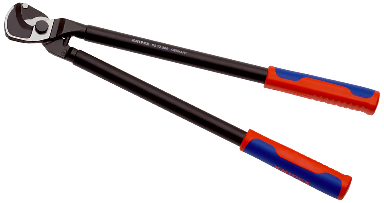 KNIPEX Kabelsakser, til tohåndsbruk, kort konstruksjon