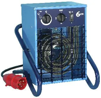 El-Bjørn Electro Heat fan vf 6 6kw 400v with plug