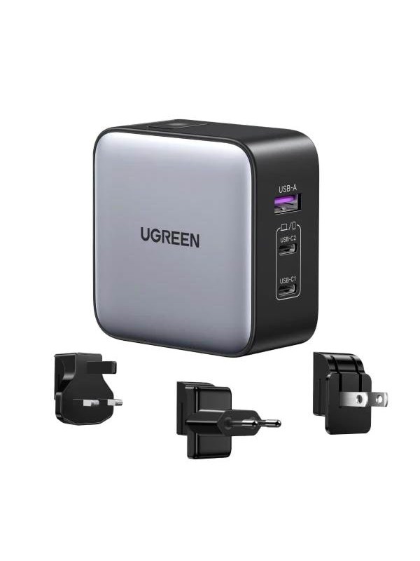 UGREEN Nexode GaN 65W Travel Adapter (US/UK/EU)