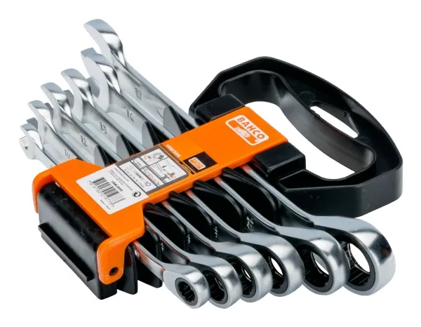 BAHCO 1RM/SH6 ring ratchet wrench set
