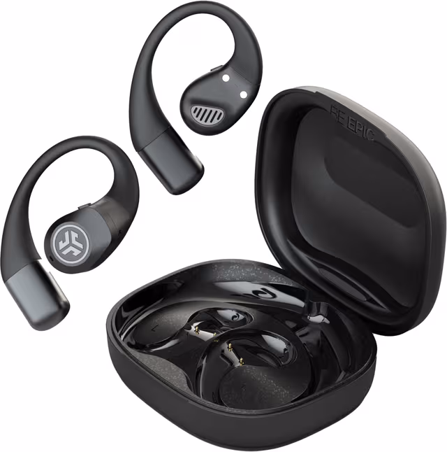 JLab Epic Open Sport helt trådløse in-ear hodetelefoner (sort)