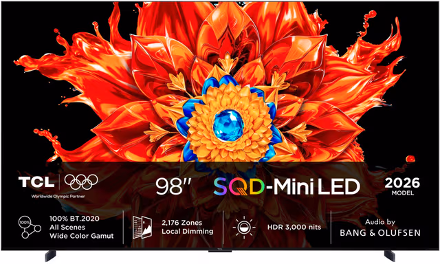 TCL 98" MSQLED85L 4K SQD-Mini LED TV (2026)