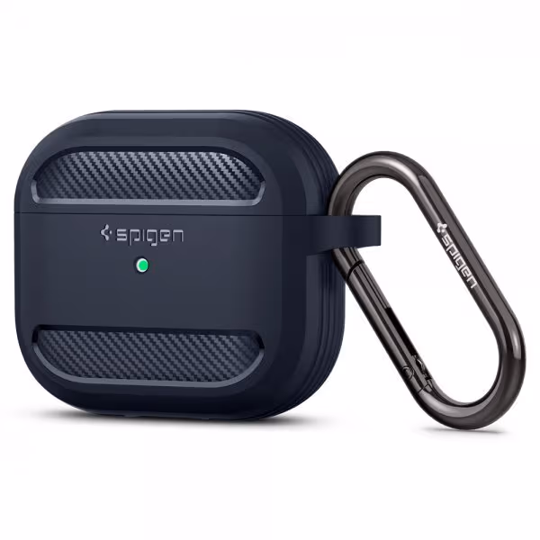 Spigen AirPods 3 Deksel Rugged Armor Charcoal Gray