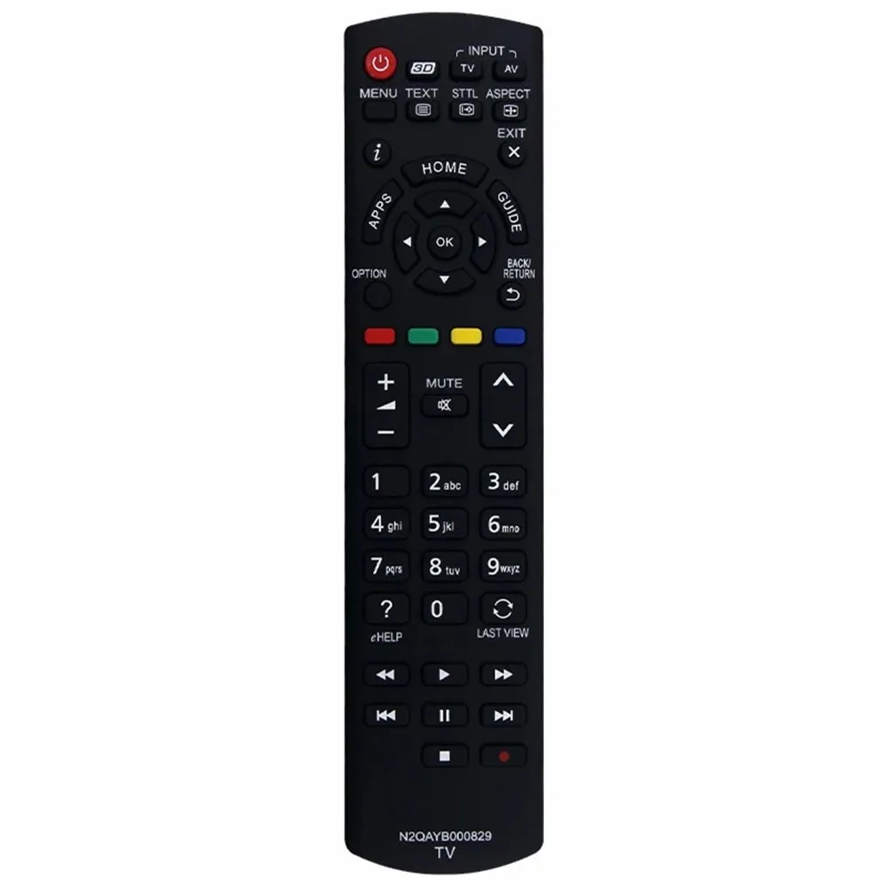 TV - fjernkontroll erstatning for N2QAYB000829 for Panasonic TV