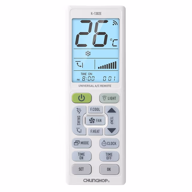 Fjernkontroll CHUNGHOP K-1302E universal erstatning klimaanlegg AC
