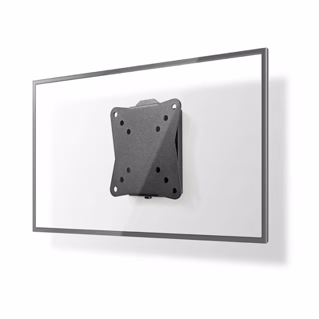Nedis Fast TV Veggfeste | 13 - 27 "" | Maximum skjerm vekt: 30 kg | Minimum vegg avstand: 20 mm | Stål | Sort