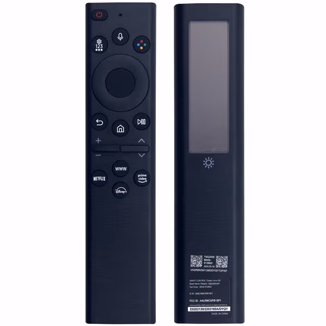 TV fjernkontroll Erstatning for BN59-01386D for Samsung TV soldrevet stemmekontroll