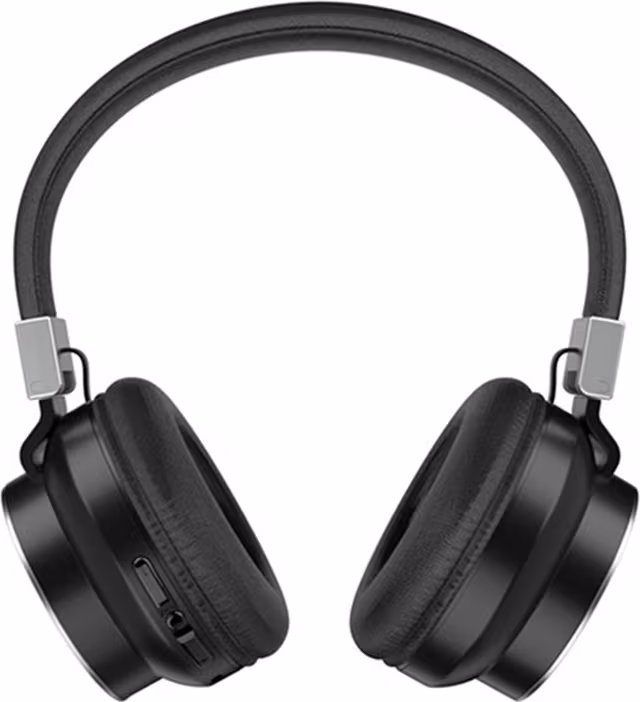AZEADA Trådløse Hodetelefoner Over-Ear Bluetooth-kompatible 5.0 HiFi-Hodesett - Svart