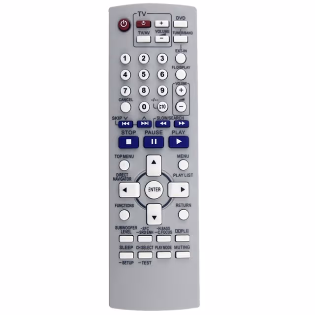 Fjernkontroll utskiftning for N2QAYZ000002 for Panasonic DVD stereo CD-system