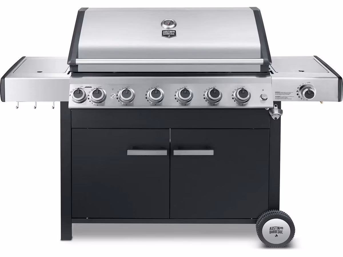 Austin and Barbeque Gassgrill 6+2 brennere