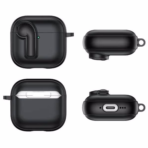 Deksel til AirPods 4 - Rosa og hvit