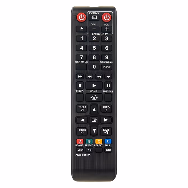 Fjernkontrollerstatning for AK59-00149A for Samsung Blu-ray DVD-spiller