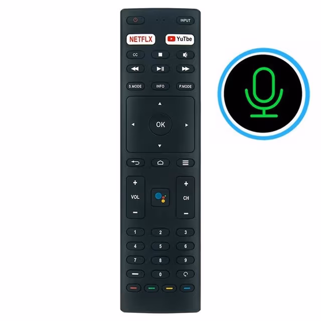 Fjernkontroll utskiftning for RM-C3329 for JVC TV stemmeaktivert