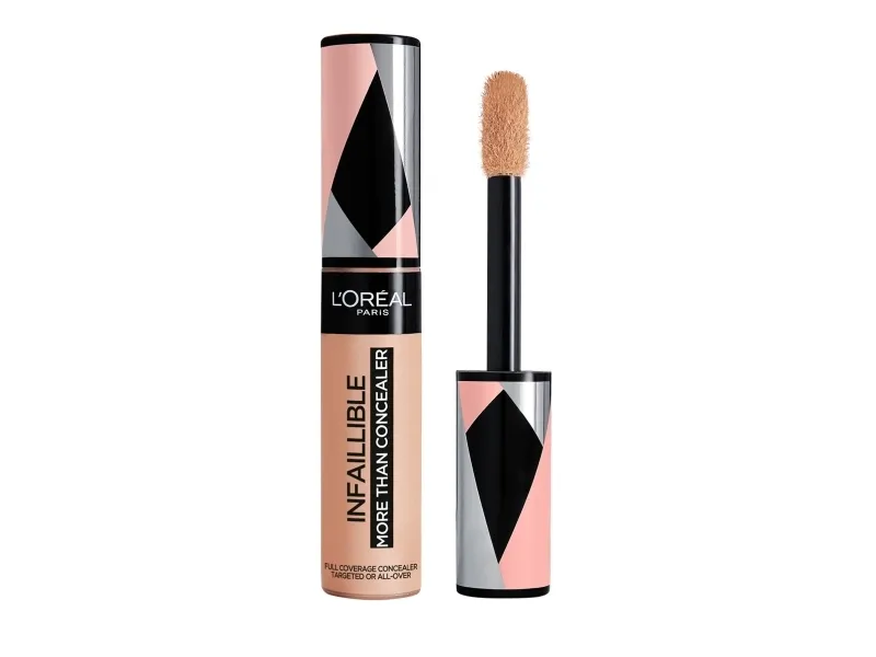 L'Oréal Paris Infaillible More Than Concealer, Full Cover, Cream Concealer, 327, Cashmere, 11 ml