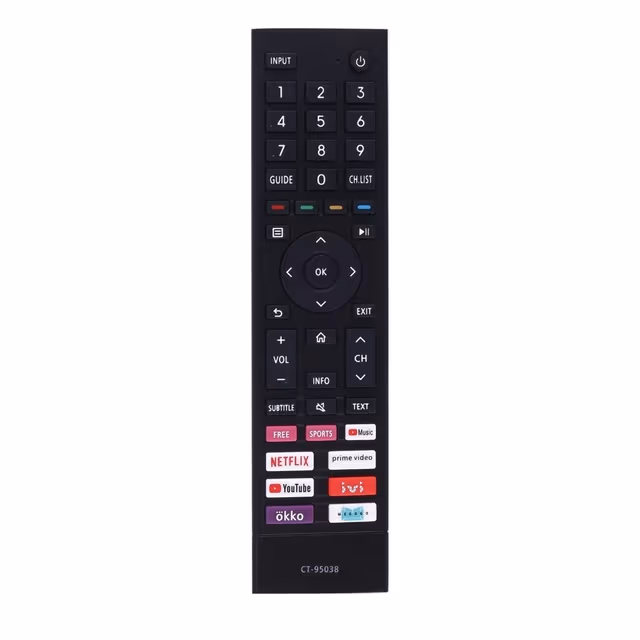 TV - fjernkontroll erstatning for CT - 95038 for TOSHIBA TV