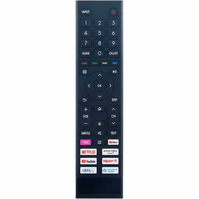 Fjernkontroll erstatning ERF3B80H for Hisense TV (støtter ikke talefunksjon)