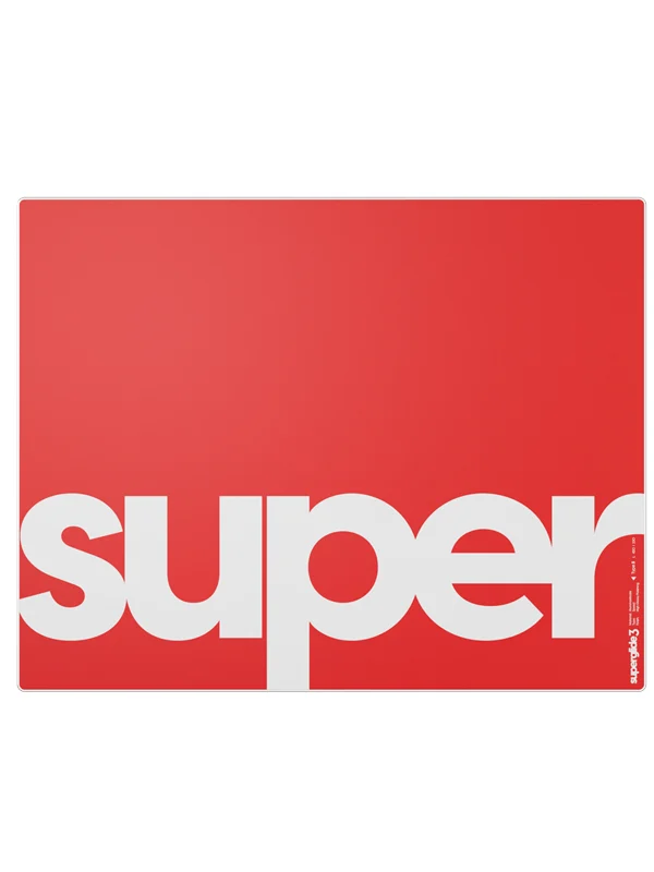 Pulsar Superglide V3 Glass Pad Type-S - Large - Rød