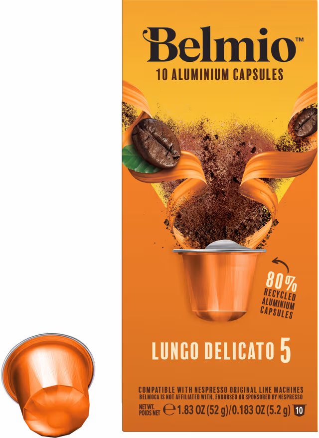 Belmio Lungo Delicato kaffekapsler til Nespresso (10-pk)
