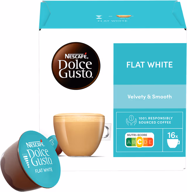 NESCAFÉ Dolce Gusto Flat White kaffekapsler (16-pk)