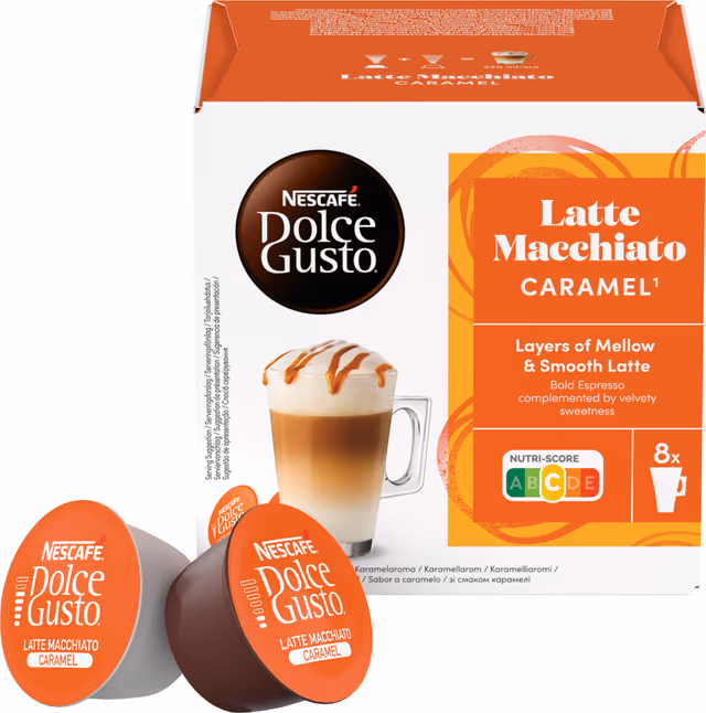 NESCAFÉ Dolce Gusto Latte Macchiato Caramel kaffekapsler (16-pk)