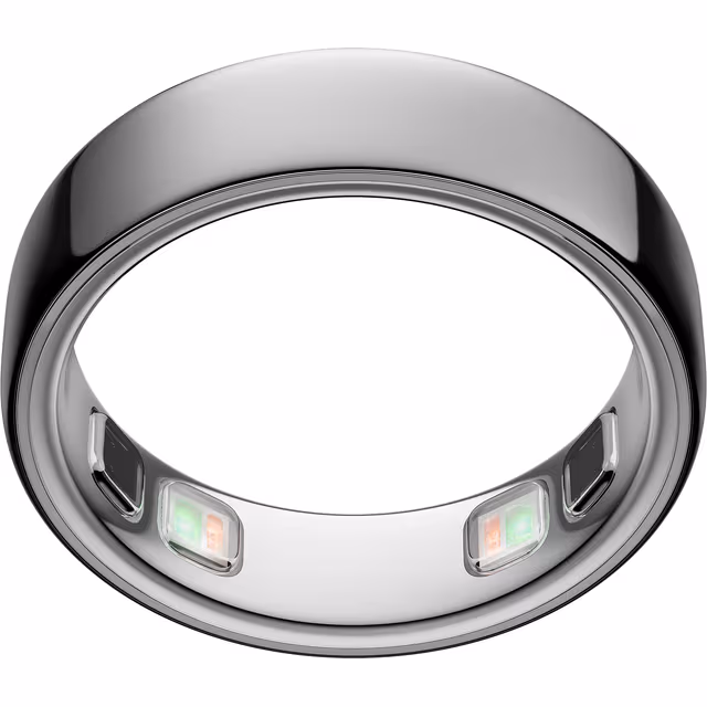 Oura Ring 5 smartring størrelse 11 (sølv)