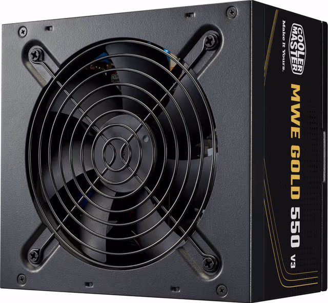 Cooler Master MWE Gold V3 NM 550W power supply unit (black)