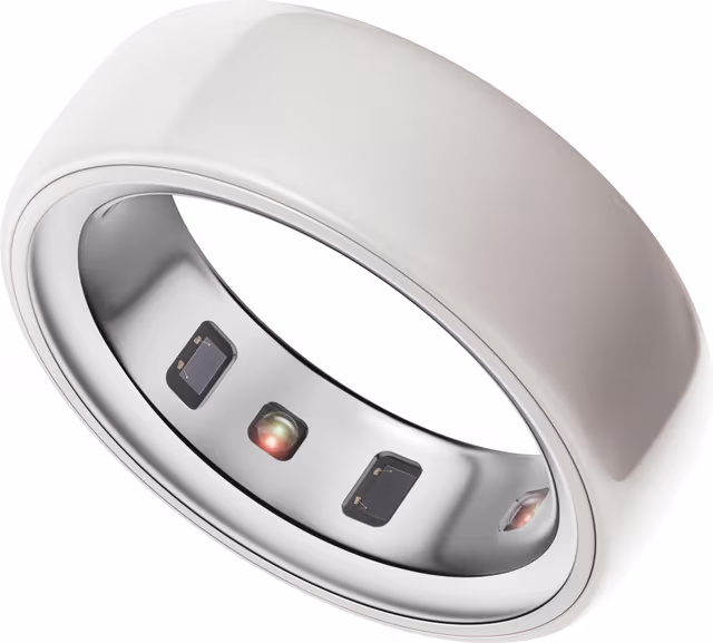 Oura Ring 4 Ceramic smartring størrelse 5 (Cloud)