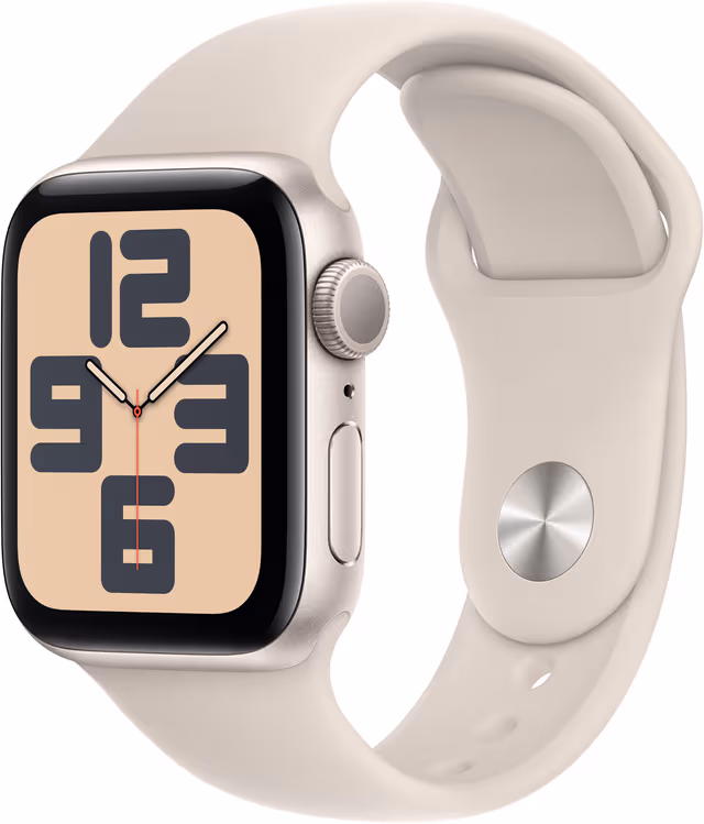 Apple Watch SE 2nd Gen 40mm GPS (Starlight/Starlight sport band M/L)
