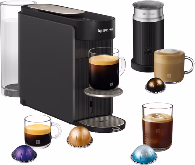 Nespresso Vertuo UP Bundle kapselmaskin by Delonghi  (Anthracite)