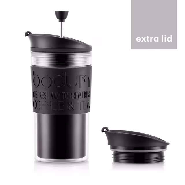 Bodum Kaffebrygger med ekstra lokk TRAVEL PRESS SET 0.35 L