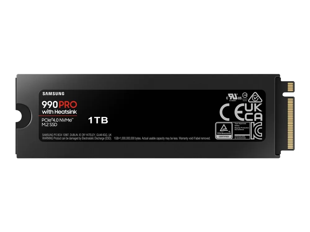 Samsung 990 Pro Heatsink 1TB intern SSD for PS5