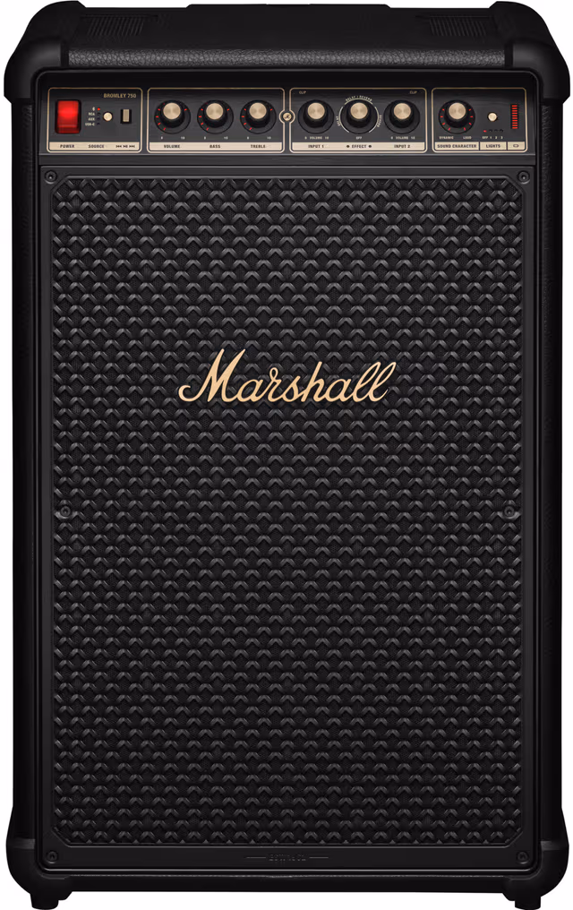 Marshall Bromley 750 trådløs bærbar høyttaler (sort/messing)