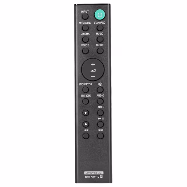 Erstatning fjernkontroll for RMT-AH411U for Sony Soundbar