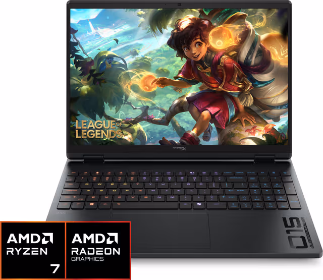 HP HyperX Omen R7-260/16/512/RTX5060 15,3" bærbar gaming-PC